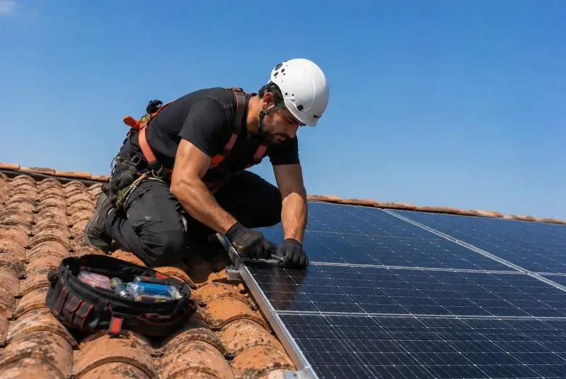 Maintenance et monitoring de panneaux solaires à Porcieu-Amblagnieu