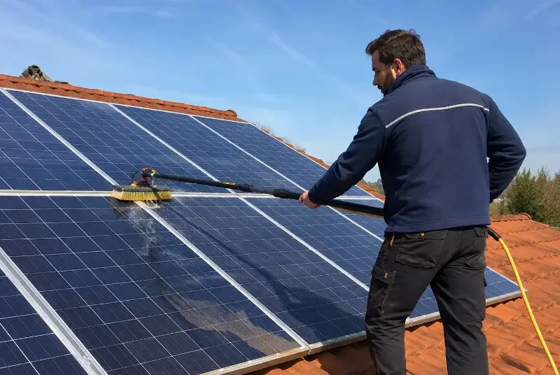 Nettoyage et entretien de panneaux solaires à Porcieu-Amblagnieu
